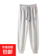 【JEEP制造商】運動(dòng)褲2025新款休閑束腳春季新款抽繩衛褲百搭褲子 灰色 L 100-130