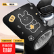 電動(dòng)車(chē)手把套電瓶車(chē)冬天專(zhuān)用手套摩托車(chē)手把套冬季防風(fēng)保暖套防水 黑暴富兔【雙系繩+夜間反光+防水+加絨加厚】把套一副
