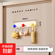 磁吸門(mén)后掛鉤免打孔強力承重入戶(hù)玄關(guān)掛衣架雨傘雜物收納置物掛架 【簡(jiǎn)約款】奶油白-3鉤【鐵磁性材質(zhì)平面適用】