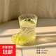 ins風(fēng)網(wǎng)紅創(chuàng  )意靴子玻璃杯透明個(gè)性果汁飲料啤酒杯潮流咖啡冷飲杯 冰川紋靴子杯 280ml  標準