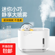 加濕器宿舍學(xué)生辦公室桌面家用臥室空調房孕婦嬰兒女可愛(ài)usb充電迷你空氣凈化器便攜式小型 【小熊時(shí)尚白300ML】納米靜音加濕/溫馨夜燈