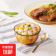 高硼硅耐熱玻璃飯碗碗盤(pán)餐具套裝玻璃湯碗盤(pán)子碗碟套裝可進(jìn)微波爐 5.5寸飯碗 2個(gè)裝