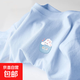 220克純棉2026冰川藍短袖t恤女夏季內搭t恤甜美學(xué)生上衣B701YL 1692天藍 M