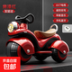 兒童電動(dòng)摩托車(chē)男女孩三輪車(chē)寶寶玩具車(chē)可坐寶寶兒童遙控充電童車(chē) 烤漆紅雙驅+遙控+音樂(lè )+藍牙
