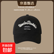 刺繡風(fēng)格彎檐學(xué)生棒球帽甜酷立體鴨舌帽軟頂春夏原創(chuàng  )情侶帽子 黑色 均碼 （55-61cm）可調節