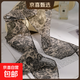水墨長(cháng)條真絲絲巾百搭100%桑蠶絲領(lǐng)巾飄帶領(lǐng)帶勁飾潮 主圖8