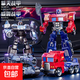 變形玩具汽車(chē)金剛起源7手辦機器人超級大黃蜂擎天男孩柱合金兒童6 【擎天戰甲】+【威震戰甲】