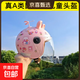 真A類(lèi)新國標3C兒童冬季頭盔1到7歲寶寶全盔電動(dòng)車(chē)安全頭盔幼兒摩托車(chē)安全帽可愛(ài) 淺粉奶貓+粉風(fēng)車(chē)+粉熊耳【透明鏡片】 1-7歲