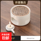 日式蠟燭煮茶爐套裝溫茶爐底座明火烤橘子爐熱茶暖茶加熱爐溫茶器 DFY-玲瓏溫茶爐+送燭托+10顆蠟燭 10.8x7cm