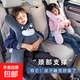 車(chē)上抱枕兒童車(chē)載睡覺(jué)神器長(cháng)途汽車(chē)后排靠枕坐車(chē)護頸枕頭車(chē)內睡枕 灰色酷樂(lè )狗（安全材質(zhì) 親膚柔軟）