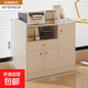 文件柜打印機架子置物架落地辦公室可移動(dòng)小柜子文件收納架展示柜 落地款【三門(mén)一抽】80*30*80CM云溪雪松白 自行組裝-送貨上門(mén)（偏遠地區除外）
