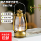 【露營(yíng)燈】創(chuàng  )意復古手提小夜燈網(wǎng)紅迷你氛圍小馬燈桌面擺拍油燈 復古手提小夜燈【金色1個(gè)】