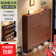 超薄翻斗鞋柜家用門(mén)口收納柜一體靠墻2025新款小窄簡(jiǎn)易玄關(guān)儲物柜 【15MM加厚歐松生態(tài)板 | 單層款】檀木色100-17-119CM