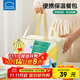 樂(lè )扣樂(lè )扣小學(xué)生飯盒包早餐保溫袋手提保溫包大容量袋子便當包午餐包帶飯兜