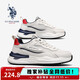 U.S. POLO ASSN.保羅男鞋夏季新款透氣厚底休閑鞋低幫網(wǎng)面阿甘鞋運(yùn)動(dòng)跑步鞋子男