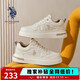 U.S. POLO ASSN.保羅男鞋時(shí)尚小白鞋子男士百搭舒適休閑鞋經(jīng)典透氣板鞋
