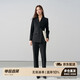 伯德小姐黑色西裝外套女士職場(chǎng)小個(gè)子面試正裝職業(yè)公考西服套裝