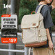 Lee戶(hù)外雙肩包男登山旅行包大容量背包女學(xué)生書(shū)包16寸電腦包 卡其色
