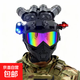 三角洲行動(dòng)威龍頭盔炫酷武裝cs特種軍迷戰斗頭盔戰斗頭盔男款套裝 四目裝備一套+頭盔+面具