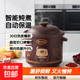 電燉鍋蒸鍋電煮鍋燉盅燉鍋砂鍋燉蒸煮一體輔食鍋燉湯盅電燉鍋湯鍋電砂鍋煲湯鍋燉湯隔水煮粥多功能 棕褐色 1.5L 自動(dòng)保溫款