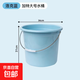 加厚大容量水桶手提洗車(chē)儲水桶宿舍臉盆洗衣拖把桶泡腳桶大號q 36【加大號水桶】藍色1個(gè)