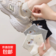 【新疆長(cháng)絨棉】襪子女款純棉短襪女士2025新款爆款日系可愛(ài) 【10雙】5色各2雙 10雙 均碼