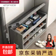 換鞋凳家用門(mén)口鞋架可坐入戶(hù)鞋柜坐凳一體進(jìn)門(mén)儲物凳子穿鞋凳 翻蓋款：60cm莫蘭迪灰色