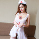 嫩房 情趣內衣女套裝誘惑制服 成人用品 護士薄紗裝-8915白色