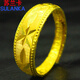 蘇蘭卡金色戒指 個(gè)性黃銅指環(huán)送朋友禮物 開(kāi)口簡(jiǎn)約情侶對戒可刻字