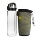樂基因（nalgene）美國便攜隨手杯密封防漏700ml帶保溫隔熱潛水料杯套教師節(jié)禮物 5565-9024透明黑蓋+杯套