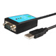 樂擴(kuò)USB轉(zhuǎn)串口線DB9針COM口FTDI芯片工業(yè)級(jí)USB2.0轉(zhuǎn)RS232
