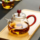 美斯尼 功夫茶壺玻璃泡茶壺小茶壺功夫茶具mini泡茶器 玉珠壺