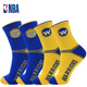 NBA襪子男中筒襪休閑運動(dòng)籃球襪吸汗透氣舒適高幫跑步棉襪男襪 2雙勇士加厚款 39-44碼