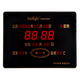 【9成新】INTERIGHT掛鐘數(shù)碼萬(wàn)年歷電子鐘客廳時(shí)鐘方形大電子鐘表靜音鋁合金邊框客廳掛表288黑