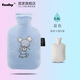 fashy 暖水袋小號兒童熱水袋灌水卡通暖手袋注水學(xué)生迷你可愛暖手寶 6505卡通藍(lán)鼠