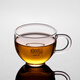 康韻（KANGYUN）玻璃茶具杯品茗杯帶把主人杯單杯耐熱玻璃小茶杯功夫茶杯個(gè)人杯