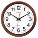 【9成新】INTERIGHT掛鐘靜音客廳鐘表時(shí)尚現(xiàn)代石英鐘時(shí)尚時(shí)鐘創(chuàng)意掛表3128 木紋款