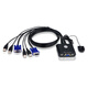 ATEN宏正 CS22U 2端口帶線式USB KVM多電腦切換器 按鈕切換