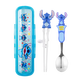 DNBR 兒童勺子學(xué)習筷餐具套裝小孩便攜筷子訓練寶寶吃飯練習筷 史迪仔藍