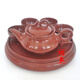 鳴泉精品木魚(yú)石石頭茶壺，木魚(yú)石微量元素水壺天然石壺木魚(yú)石功夫茶壺 套裝（養護款）