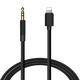 穎果 aux音頻線(xiàn) 蘋(píng)果車(chē)用一分二轉usb充電 車(chē)載連接iphone7/8/安卓公對母發(fā)燒無(wú)損音質(zhì)
