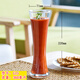 福夢(mèng)茲（HOMERAS）果汁杯玻璃飲品杯網(wǎng)紅奶茶杯奶昔杯家用飲料杯夏季冷飲杯冰淇淋杯 G15（360毫升）
