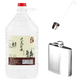 洪露高粱酒 純糧高度散裝白酒桶裝濃香型泡藥酒泡果酒原漿酒洪城酒廠 53度 5L 1桶 帶酒壺