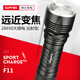神火（SupFire）F11-T強(qiáng)光手電筒超亮遠(yuǎn)射變焦LED可充電家用戶外便攜防水騎行燈 10瓦【1節(jié)3500毫安電池套餐】