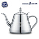 創(chuàng)典（CHUANGDIAN） 304不銹鋼水壺加厚電磁爐燒水壺茶具煮水壺加厚平底壺茶壺 295B單壺【304拋光】
