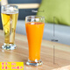 福夢(mèng)茲（HOMERAS）果汁杯玻璃飲品杯網(wǎng)紅奶茶杯奶昔杯家用飲料杯夏季冷飲杯冰淇淋杯 G21（345毫升）