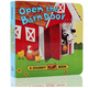 農(nóng)場(chǎng)動(dòng)物認(rèn)知擬聲詞學(xué)習(xí)Open the Barn Door Find a Cow英文原版繪本翻翻書(shū)A chunky flap Book趣味手掌書(shū)1-3歲紙板撕不爛書(shū)不怕咬