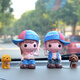 鷹時(shí)代車(chē)載擺件 汽車(chē)裝飾品可愛(ài)車(chē)內玩偶擺件車(chē)用創(chuàng  )個(gè)性意情侶牽狗娃娃 男孩+女孩