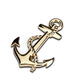 浮生 汽車(chē)個(gè)性裝飾貼 船錨海軍車(chē)標金屬十字架海軍車(chē)身貼 海盜船車(chē)尾標 側身貼 徽章 船錨車(chē)標 金色G80609