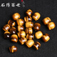 石傳百世黃虎眼石散珠單珠虎晴石散珠配珠散珠珠子文玩配飾diy手串吊墜 【桶珠】約18*15毫米單顆